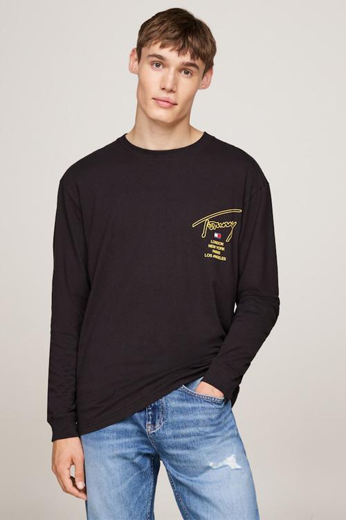 Tjm Reg Sig Twist Long sleeve Tee - Black