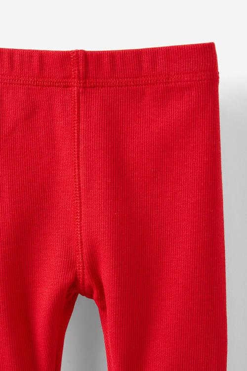 The row rib skinny legging - varsity red 1