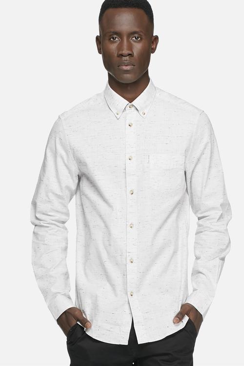 Textured Oxford shirt