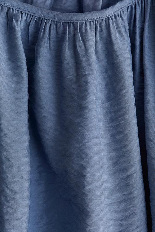 A-line dress - pigeon blue