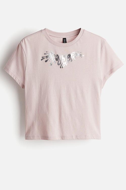 Printed t-shirt - pink/courage 