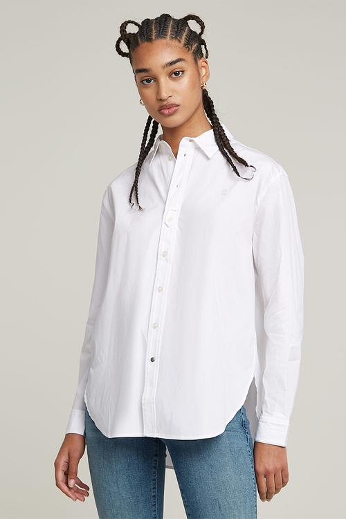 Bf shirt l\s wmn - White