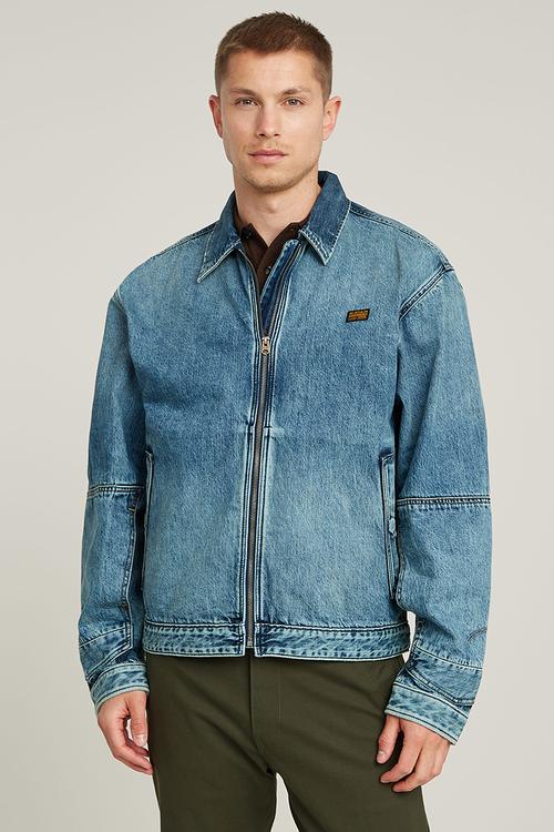Coach long pocket jacket - blue