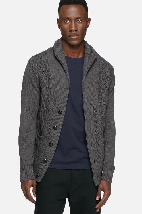 Plaited cardigan