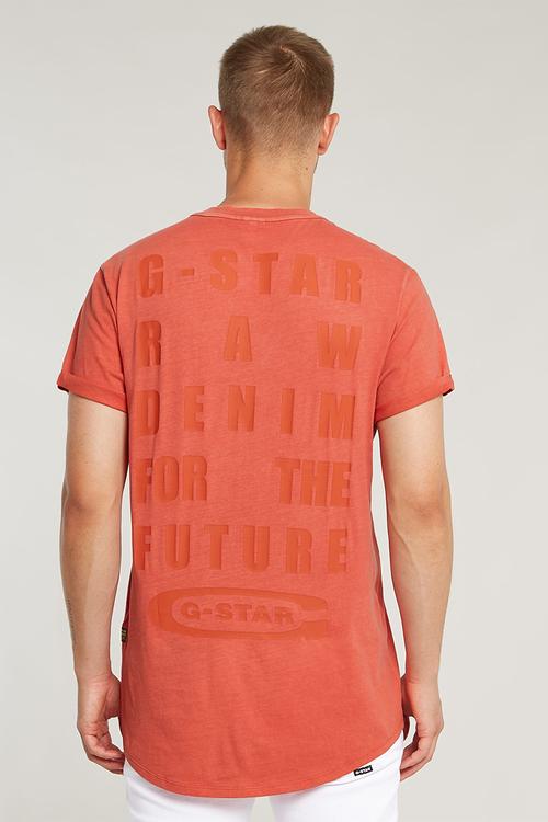 Text back gr overdyed lash r t - red