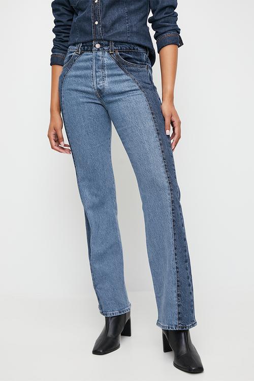 Wedgie boot western practically pieced - blue 