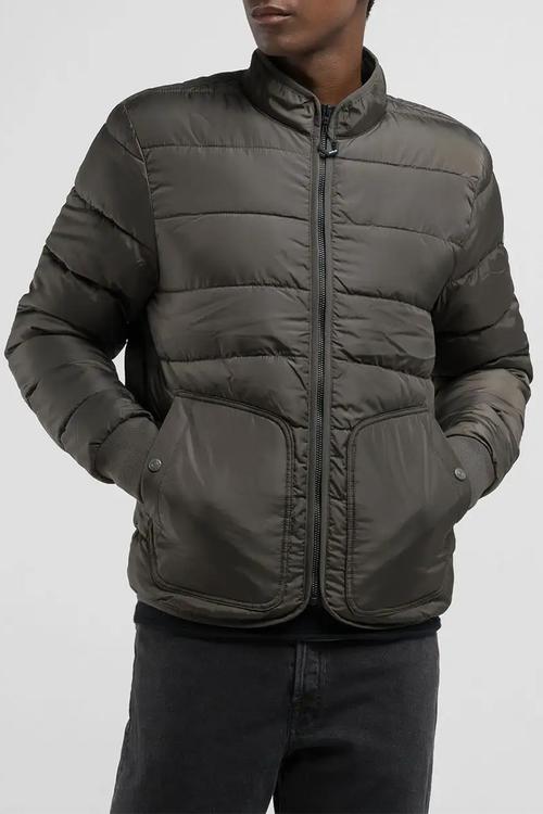 Replay puffer jacket - mud green