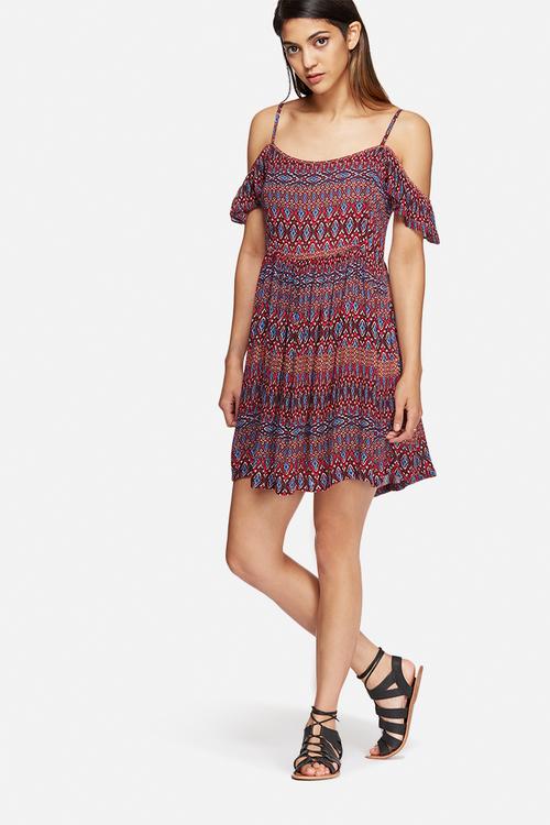 Cold shoulder dress