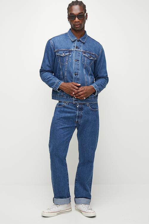 THE TRUCKER JACKET ZA MED STONEWASH ZA