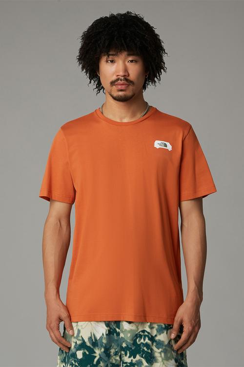 Short sleeve outdoor graphic tee - iron bronze