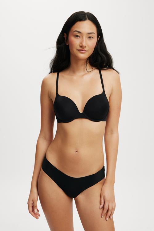Ultimate Comfort Push Up2 T-shirt Bra - Black