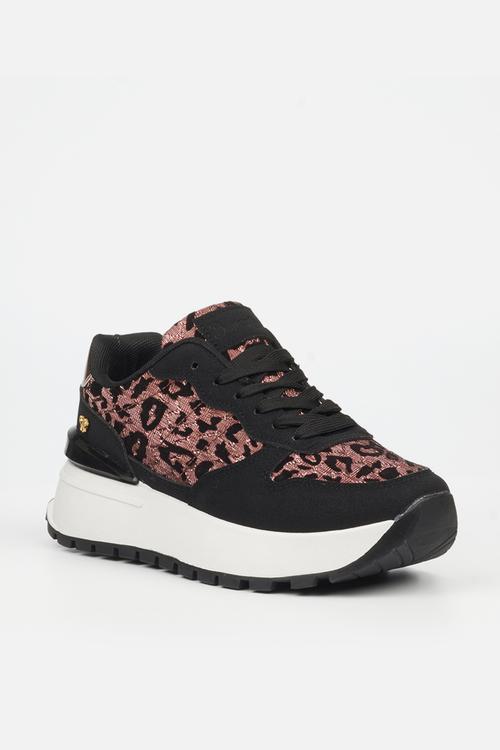 Rio 4 Sneaker - Rose Gold & Black