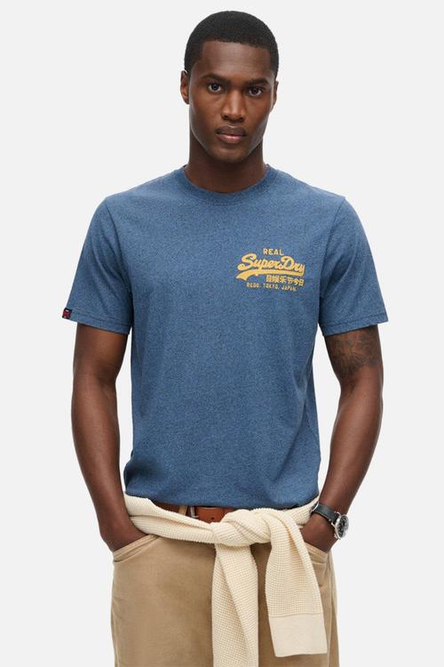 Classic VL graphic T-shirt - Airborne Navy Jaspe Marl