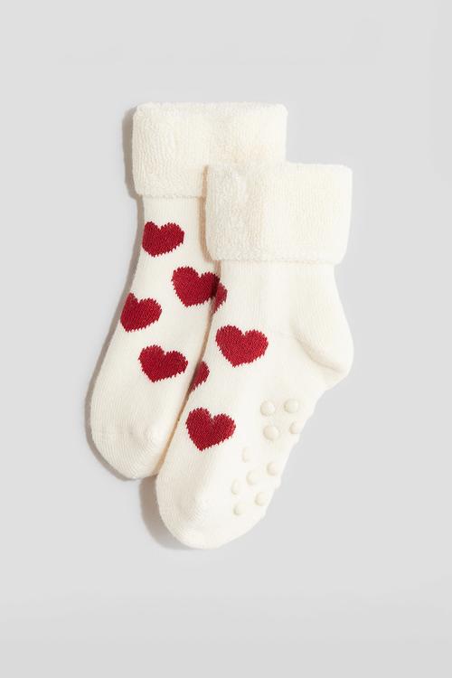 3-pack terry socks - white