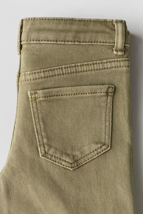 Bootcut cargo jeans -  khaki green