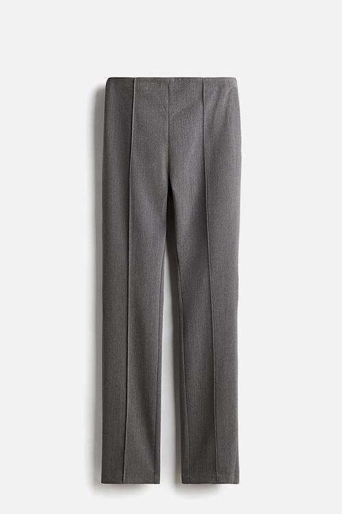 Slim tailored trousers - grey marl