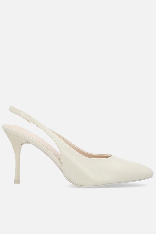 Tilapia Slingback Stiletto - Cream