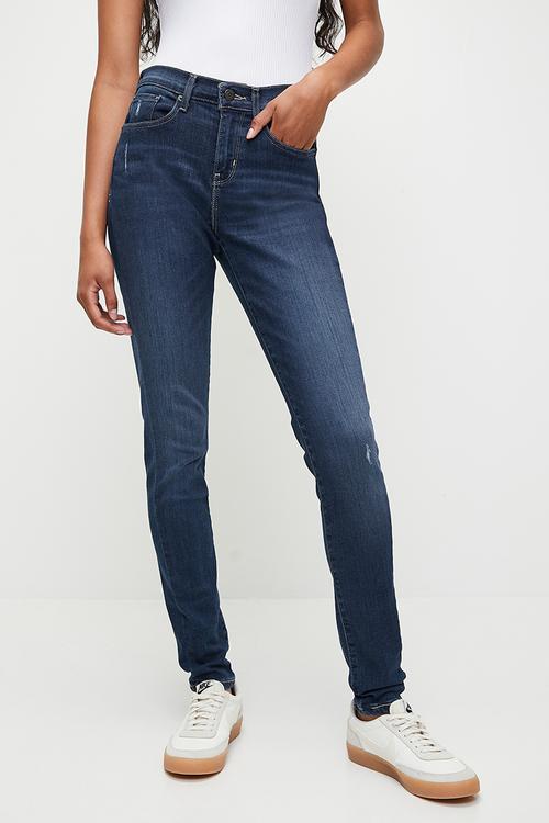 Curvy High-Rise Super Skinny Jeans ZA - Know When Blue