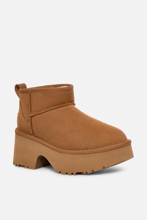 Classic ultra mini new heights boot - chestnut