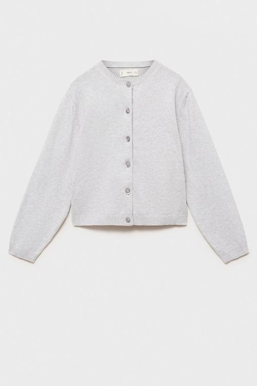 Cardigan emma7 - light pastel grey