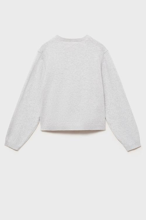 Cardigan emma7 - light pastel grey
