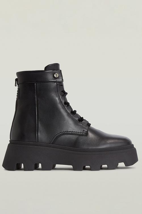 Kate ll lace-up mid w boot - black