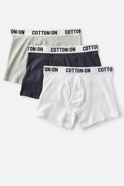 Mens Organic Cotton Trunks 3 Pack - multi