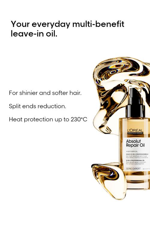 Absolut Repair 10-in-1 Leave-In Hair Oil for Damaged Hair - 90ml