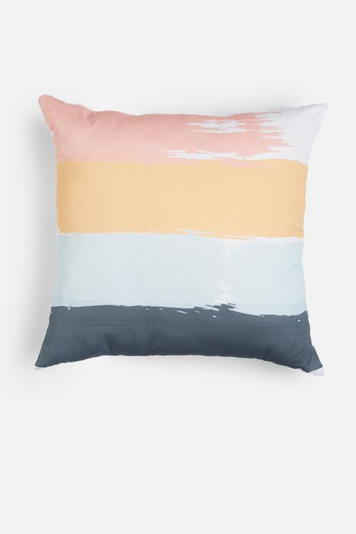 Easy brushstroke printed cushion
