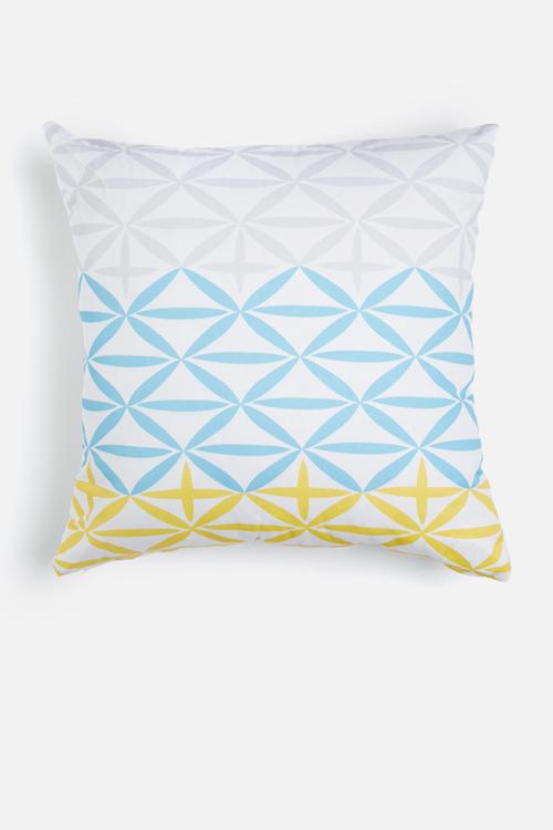 Plus minus printed cushion