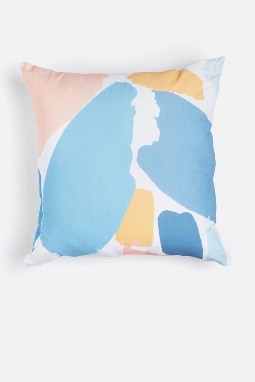 Artist's palette printed cushion