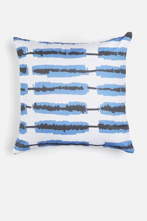 Waves printed cushion