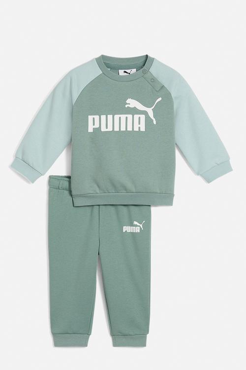 Minicats ess raglan crew set fl inf - green moon
