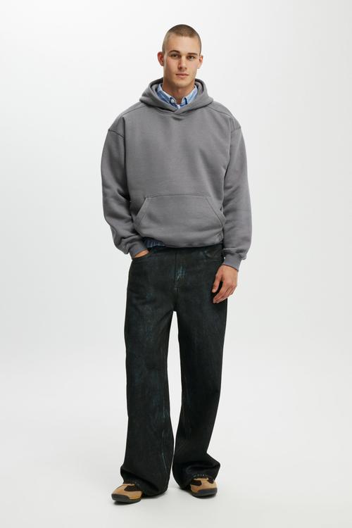Box Fit Hoodie - Slate Stone