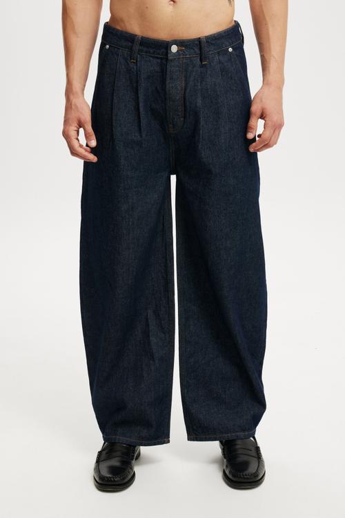 Baggy Balloon Jean - Pleat Shutter Blue