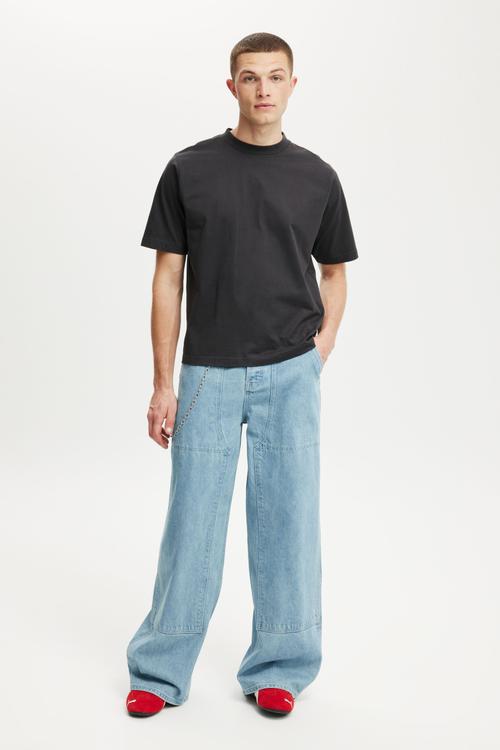 Super Baggy Balloon Jean - Carpenter Sports Blue