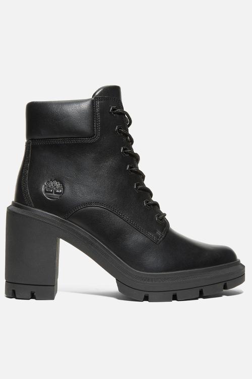 Allington leather lace up boot - jet black