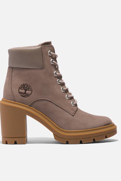 Allington leather lace up boot - taupe gray