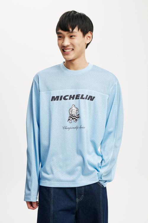 Michelin Bmx Jersey - Lcn Mic Pearl Blue/Late Night Blue/Michelin
