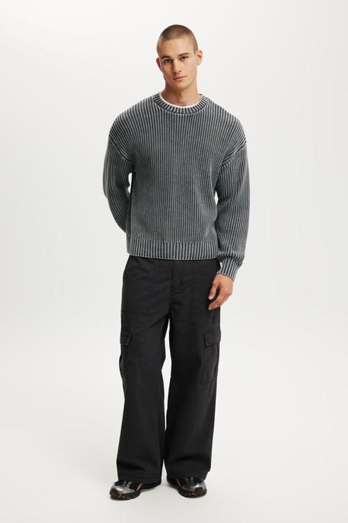 Axel Baggy Cargo Pant - Jet Black