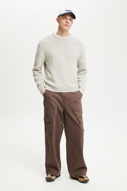 Axel Baggy Cargo Pant - Chocolate Brown