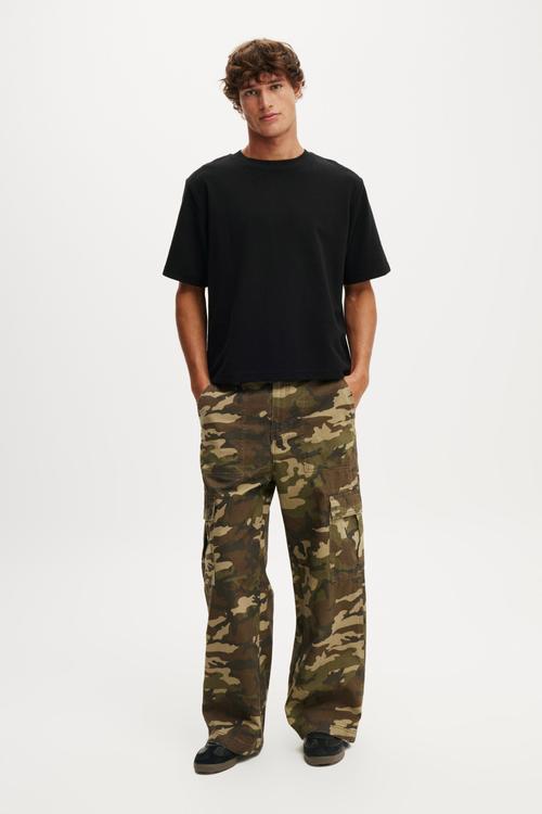 Axel Baggy Cargo Pant - Dark Camo