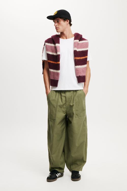 Super Baggy Balloon Pant - Military Green