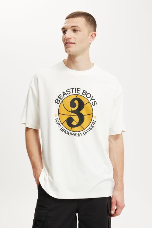 Box Fit Premium Music T-Shirt - Lcn Bra Vintage White / Beastie Boys — Nyc