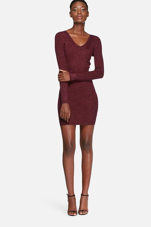 Deep V dress