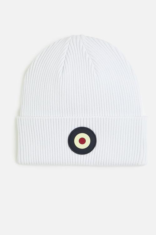 Targy Rib Beanie - White
