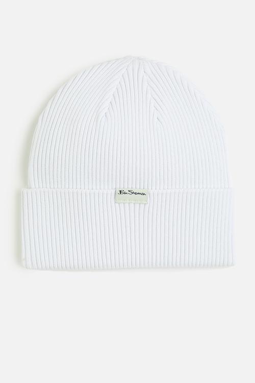 Targy Rib Beanie - White