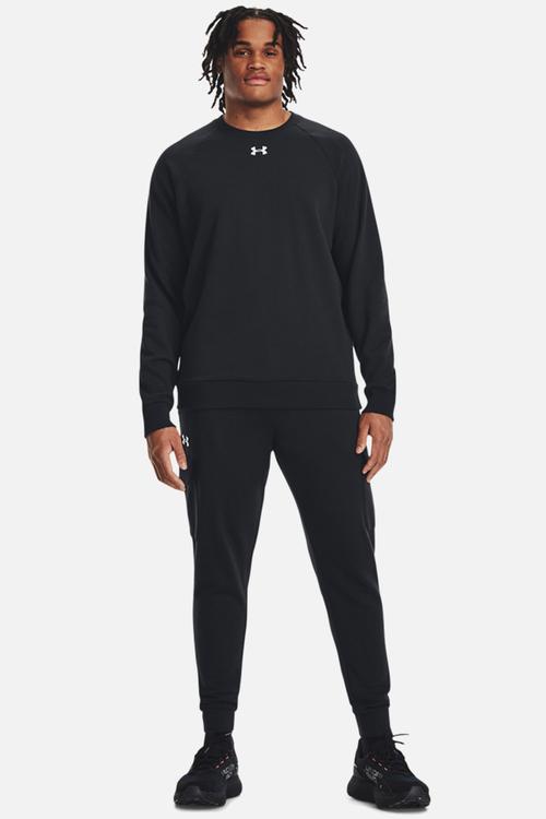 UA Rival Fleece Crew - Black /  / White