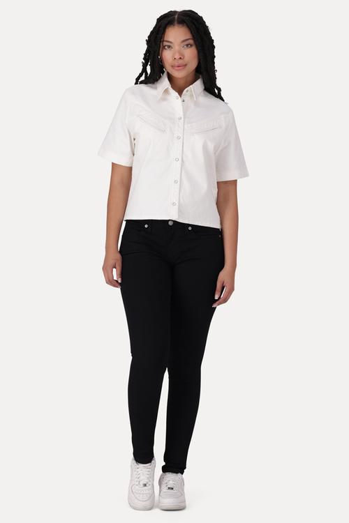 Curvy Super Skinny Jeans - Black Saturation