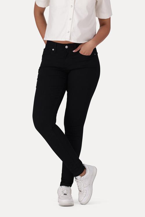 Curvy Super Skinny Jeans - Black Saturation